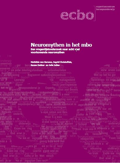 Omslag rapport Neuromythen in het mbo