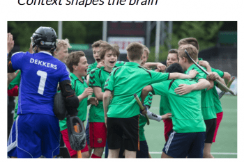 Afb sportende jongeren